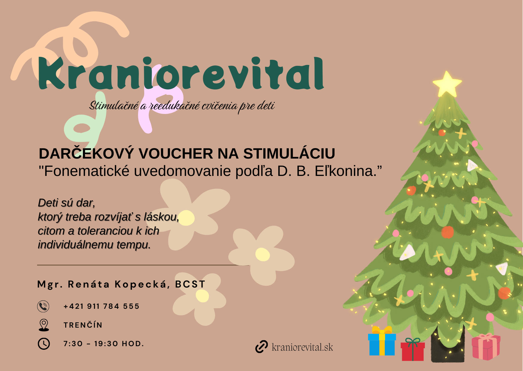 Darčeková poukážka pre deti